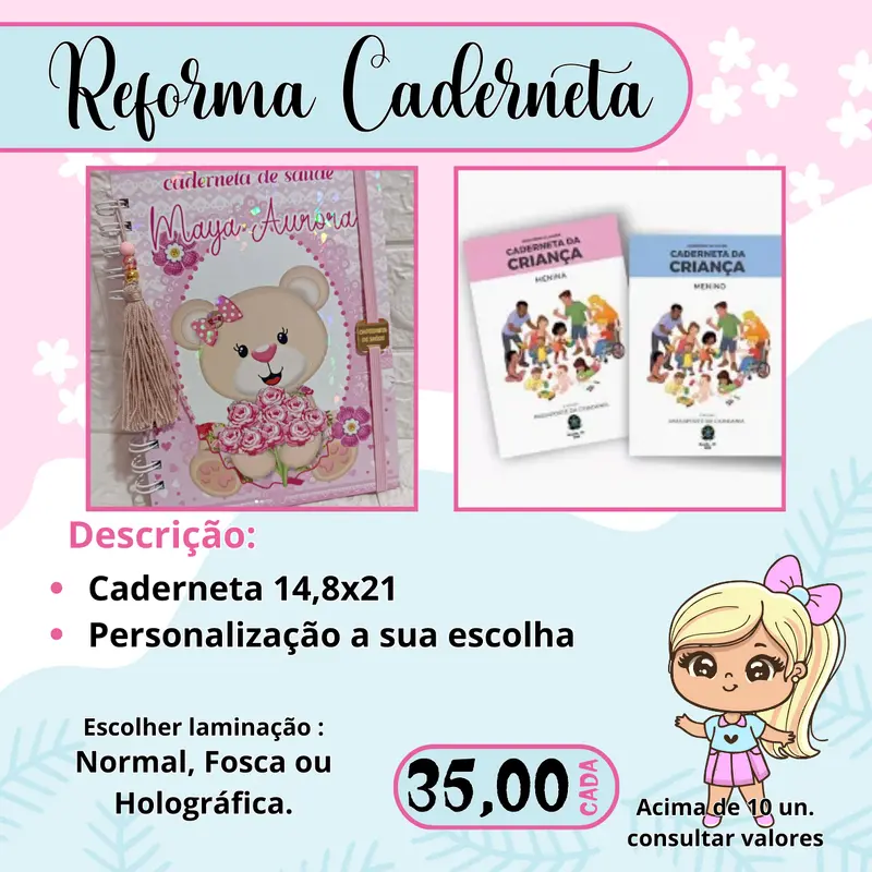 Reforma Caderneta de Saúde