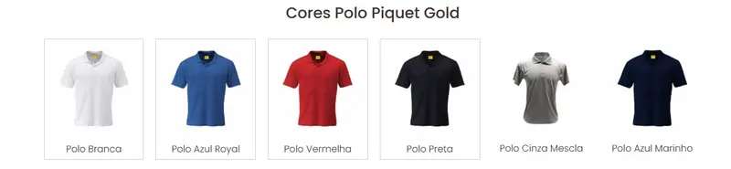 CAMISETA GOLA POLO PIQUET
